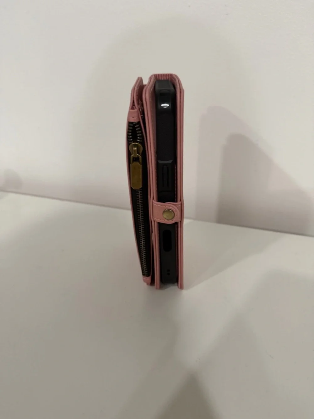 Pink Wallet Phone Case with Card Slots iPhone 17 pro max